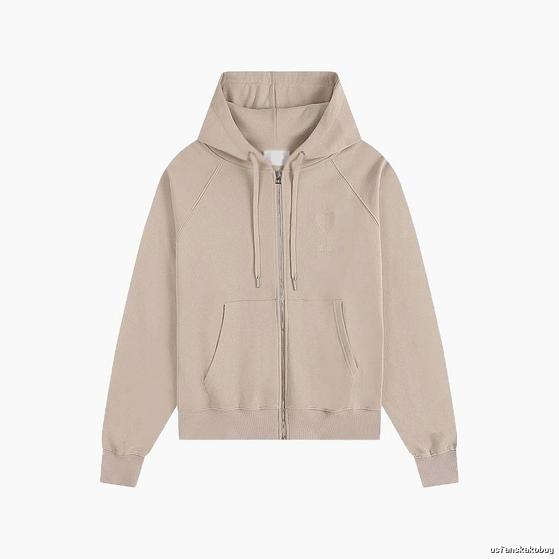 AMI Extremely Complex Style Beige Hoodie