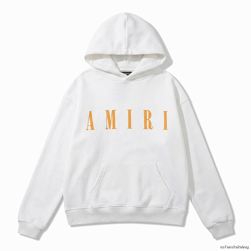 AMIRI letter trendy brand white sweatshirt