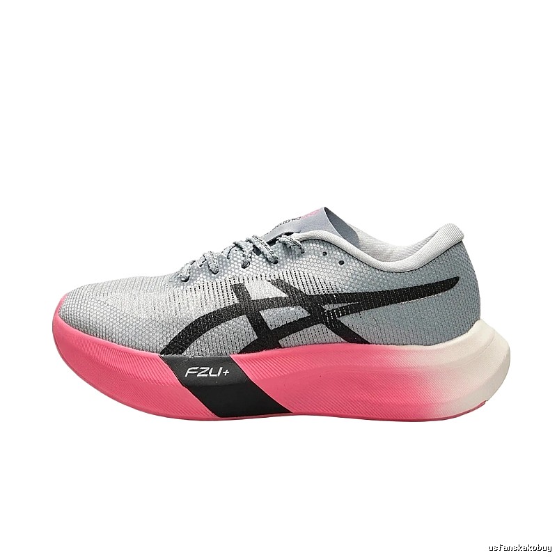 ASICS retro style grey-pink sports shoes