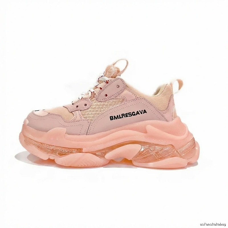 Balenciaga dad-style pink shoes