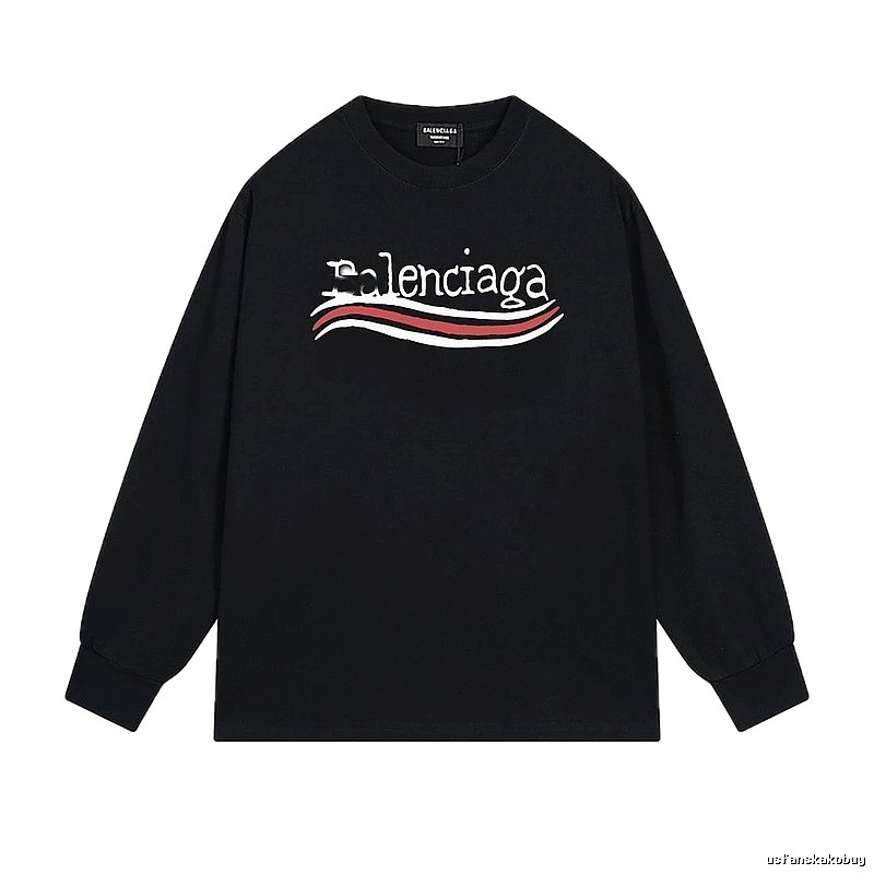Balenciaga wavy black sweatshirt