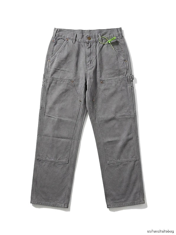 Carhartt workwear style cement gray long pants
