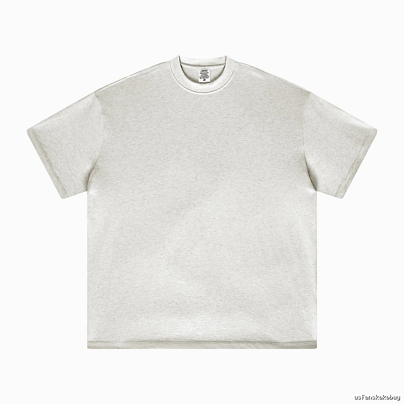 Casual Plain white T-shirt Minimal White Short for Streetwear Looks