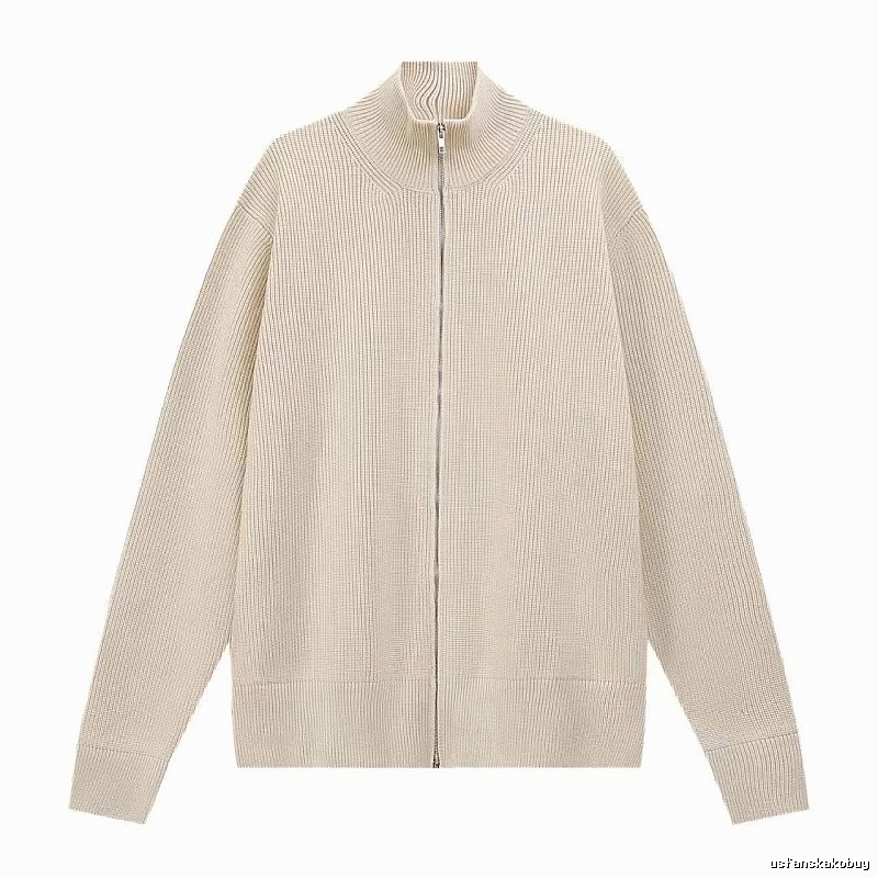 Casual Zip jacket Black Minimalist Full for Streetwear Looks