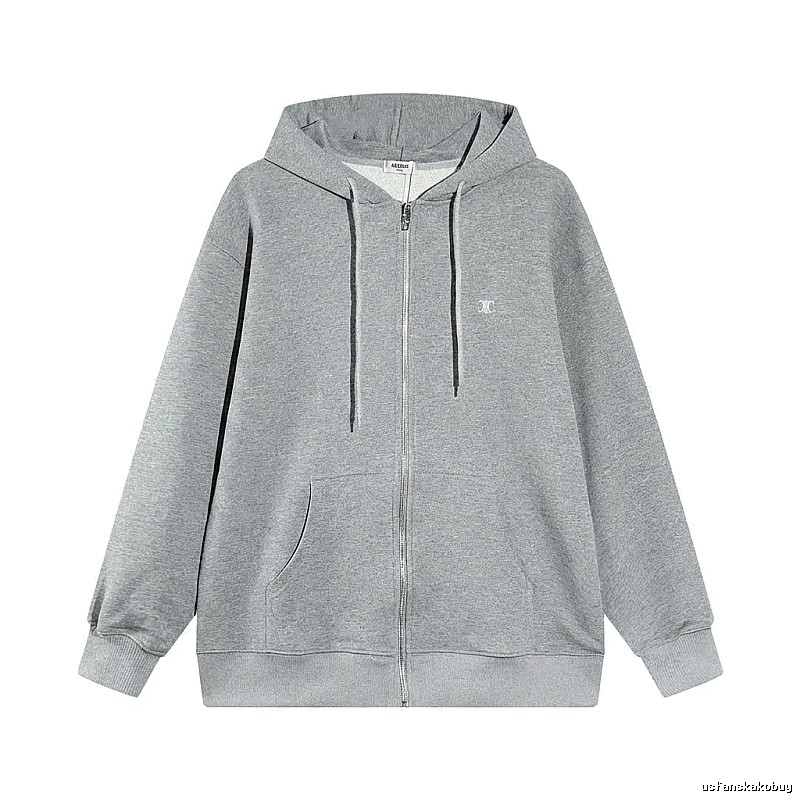 CELINE grey casual style hoodie