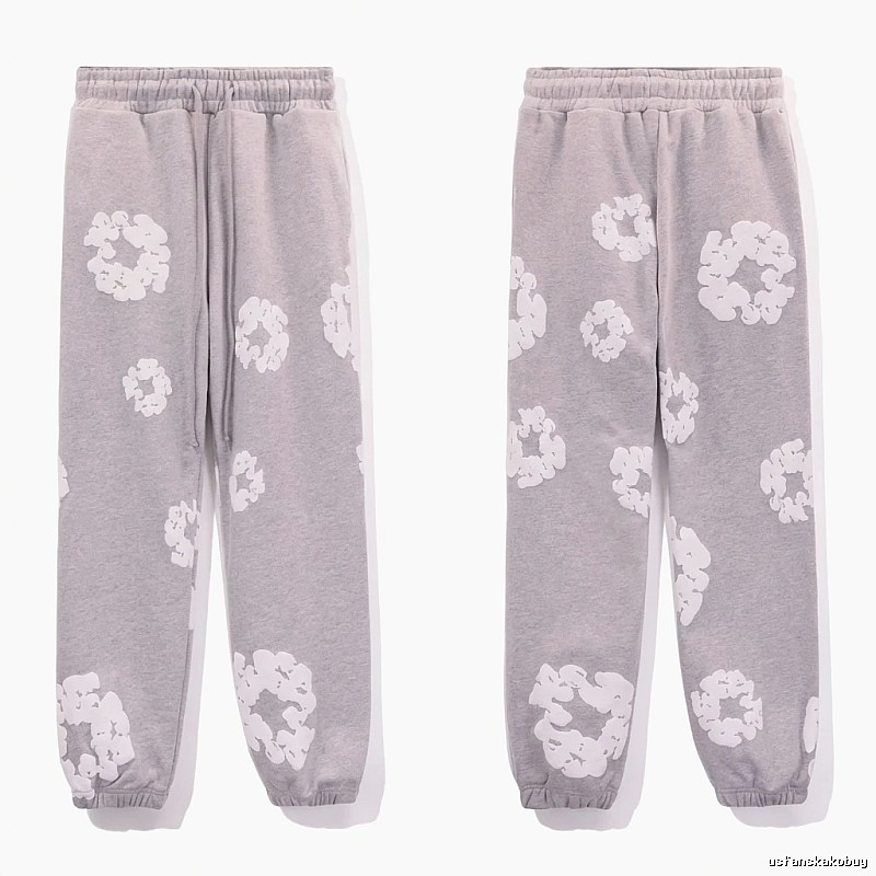 DENIM TEARS Printed Casual Grey Pants