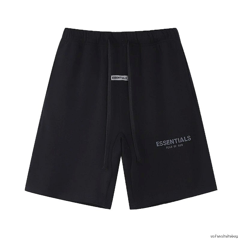 ESSENTIALS minimalist style black shorts