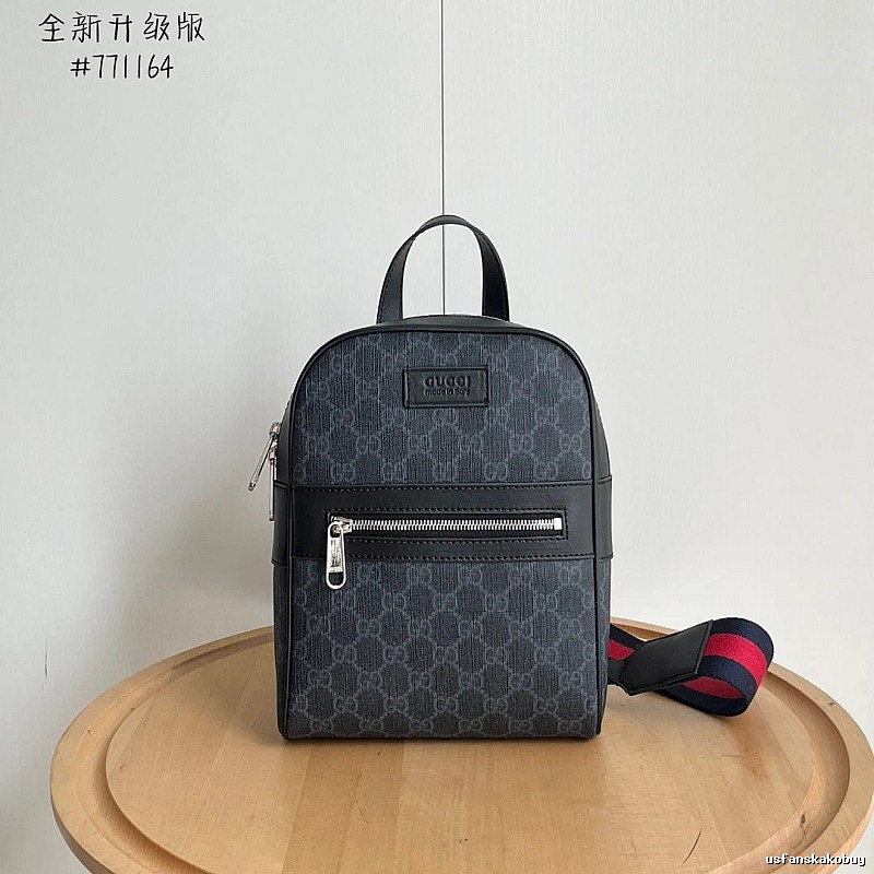 Gucci Small GG backpack Dark Monogram Canvas