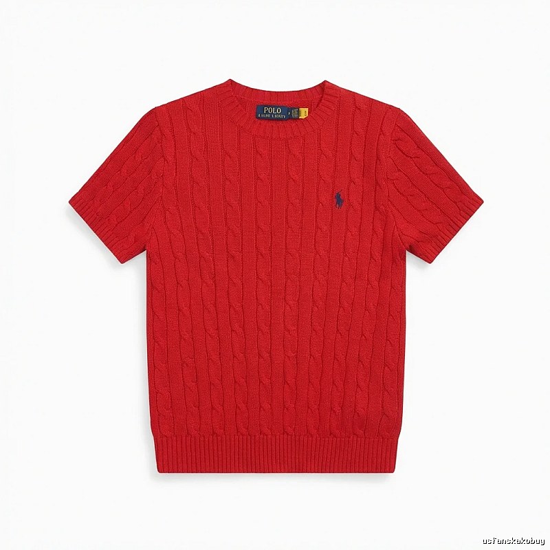 Ralph Lauren Polo Series Red Knitwear