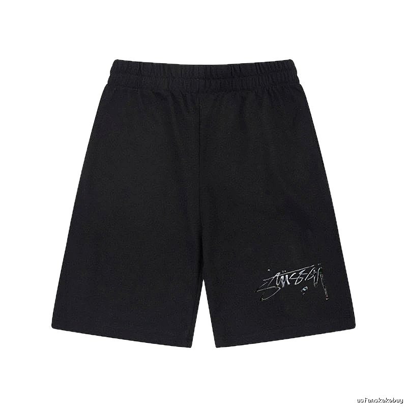 Stussy Basic Style Trendy Black Shorts