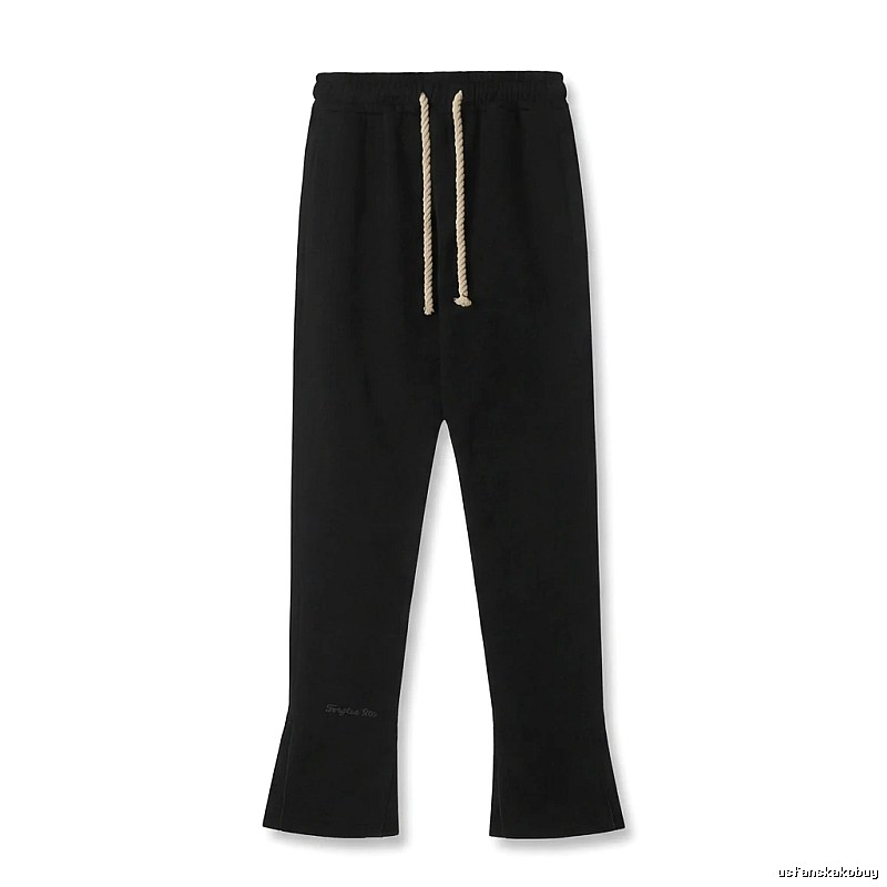 SynaWorld Trendy Style Black Long Pants