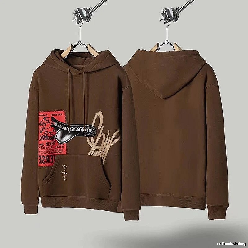 Travis Scott Streetwear Graphic hoodie Green Printed Graphics with Logo Accent
