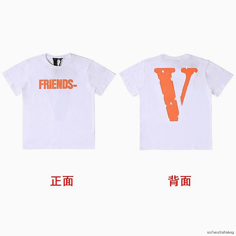 Vlone Easy Match Logo T-shirt Black Purple Vlone for Everyday Use