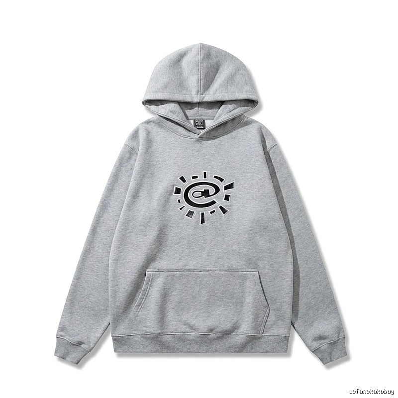 ADWYSD trendy brand gray hoodie
