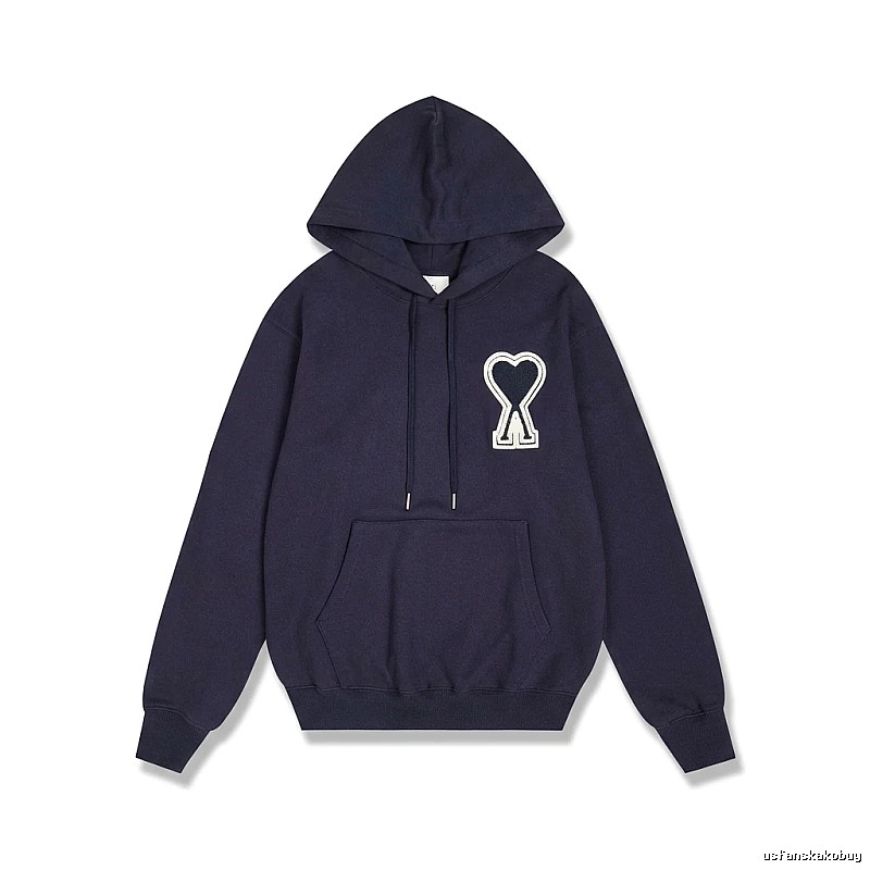 AMI Heart Pattern Hoodie