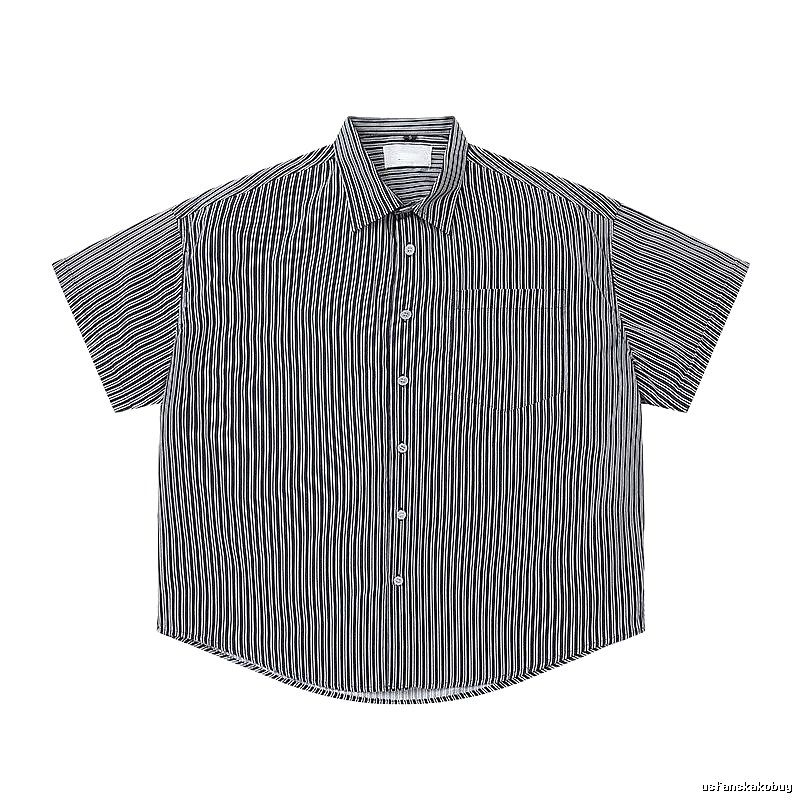 AMI striped retro-style shirt