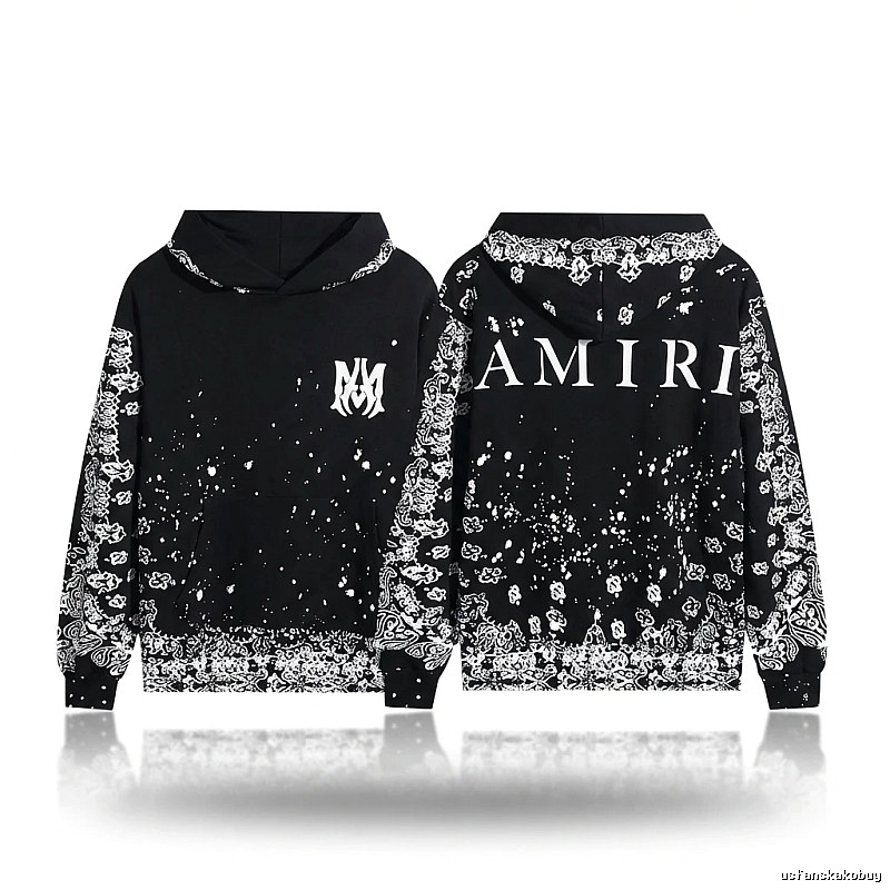 AMIRI Dark Style Cashew Flower Sweatshirt