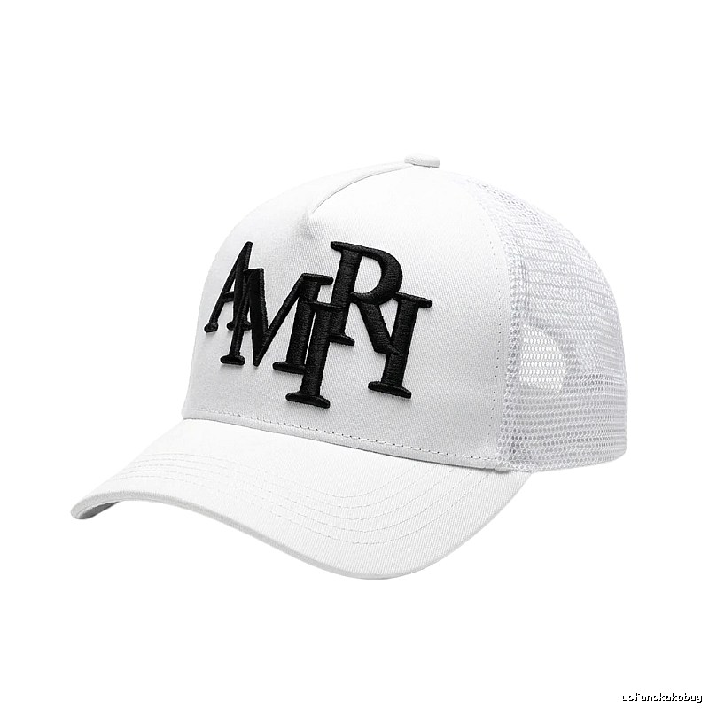 AMIRI Letter Style White Cap