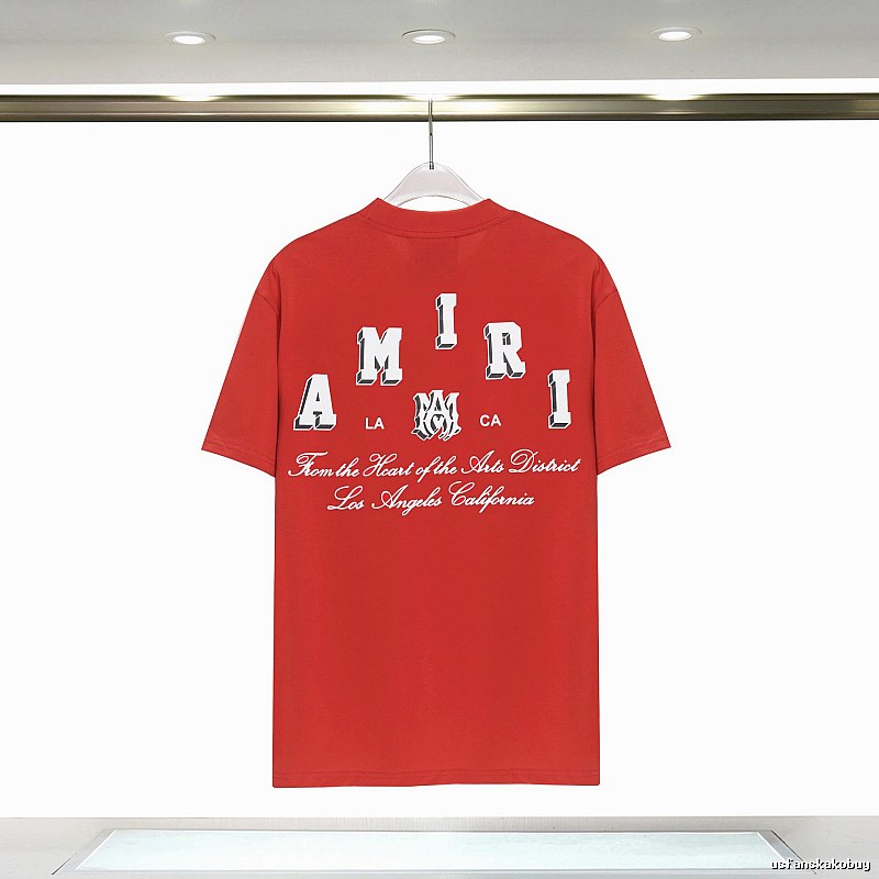 Amiri Lightweight Graphic T-shirt White Blue Amiri for Gift Ideas