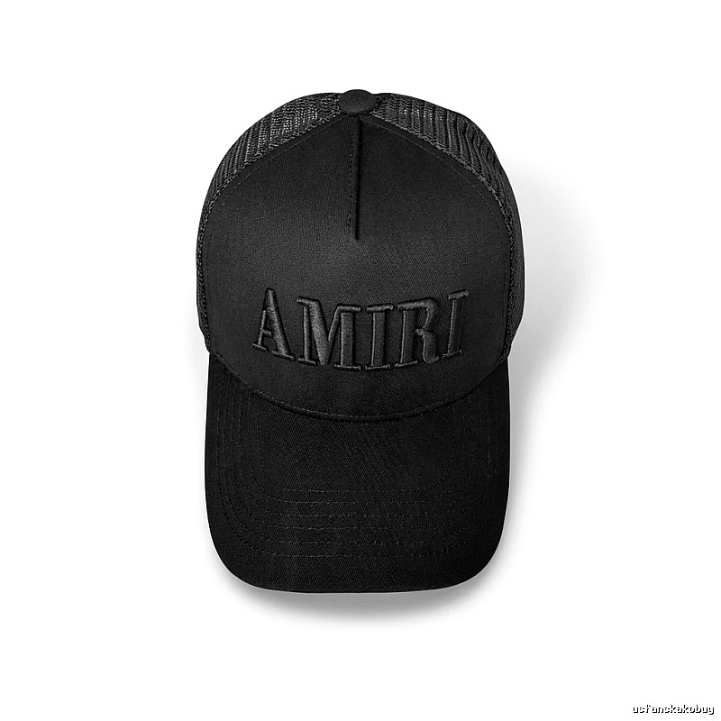 AMIRI minimalist black hat