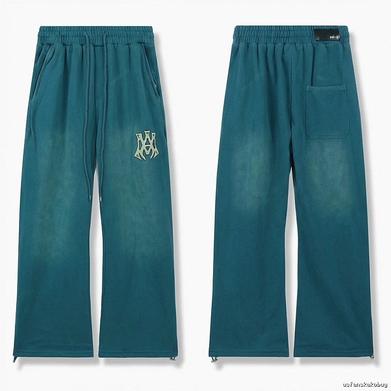AMIRI retro-style dark green trousers