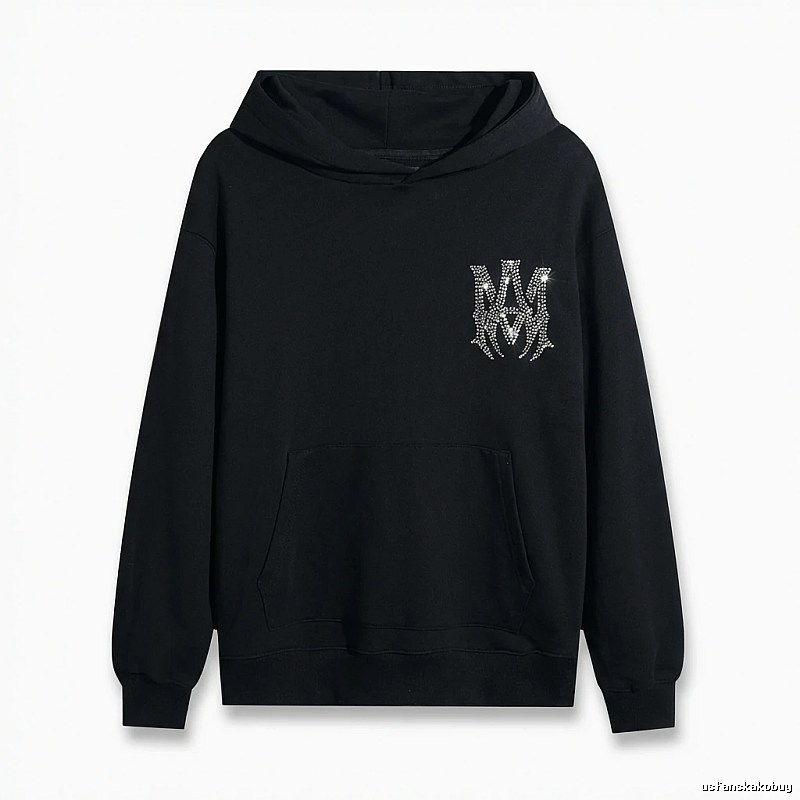 AMIRI's trendy and cool black hoodie