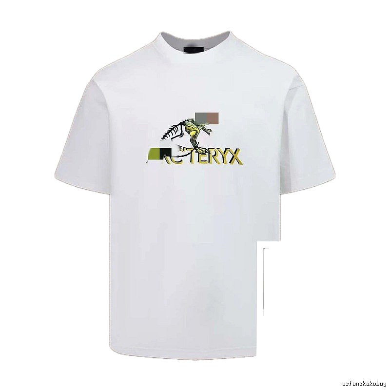 Arc'teryx Dinosaur Print Casual Style White T-Shirt
