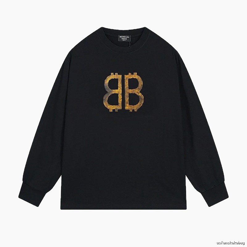 Balenciaga BB Print Black Sweatshirt