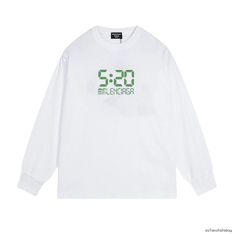 Balenciaga digital-style white T-shirt