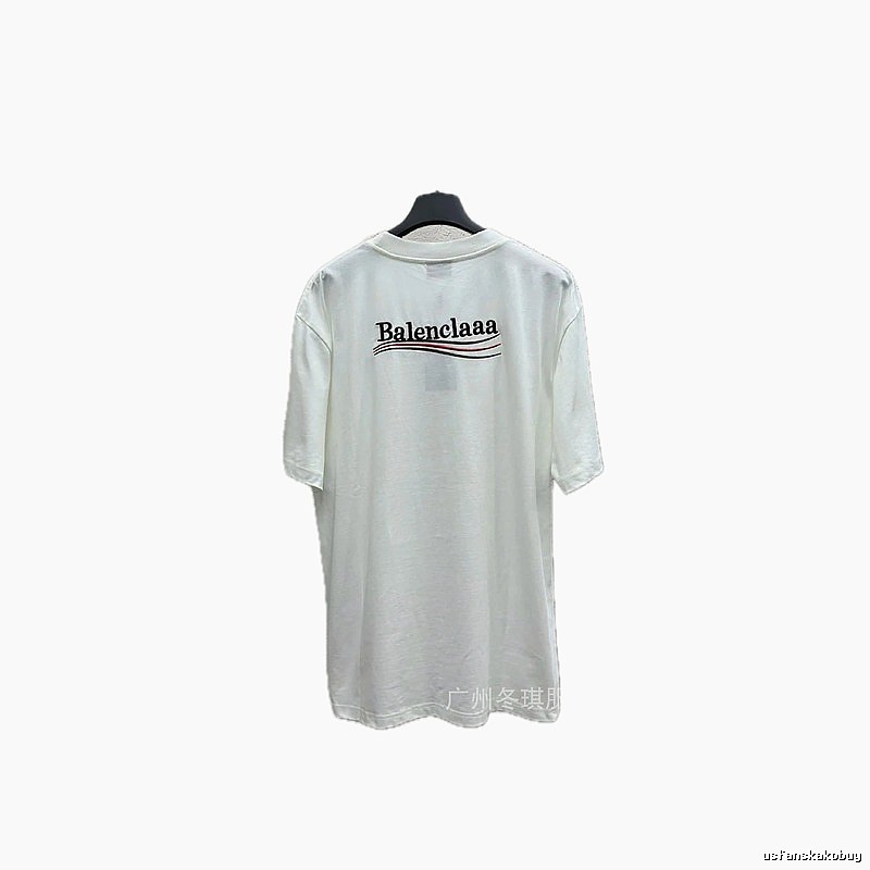 Balenciaga minimalist style white T-shirt