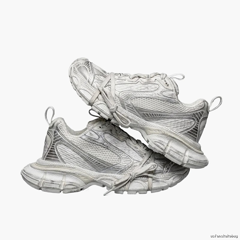 Balenciaga retro silver-gray sneakers