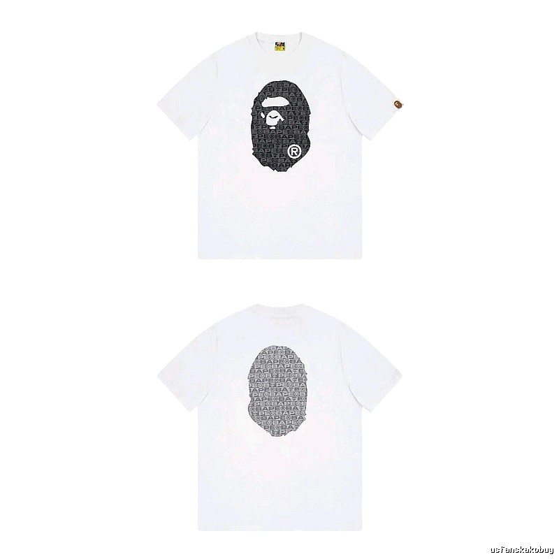 Bape Ape Head Simple White T-shirt