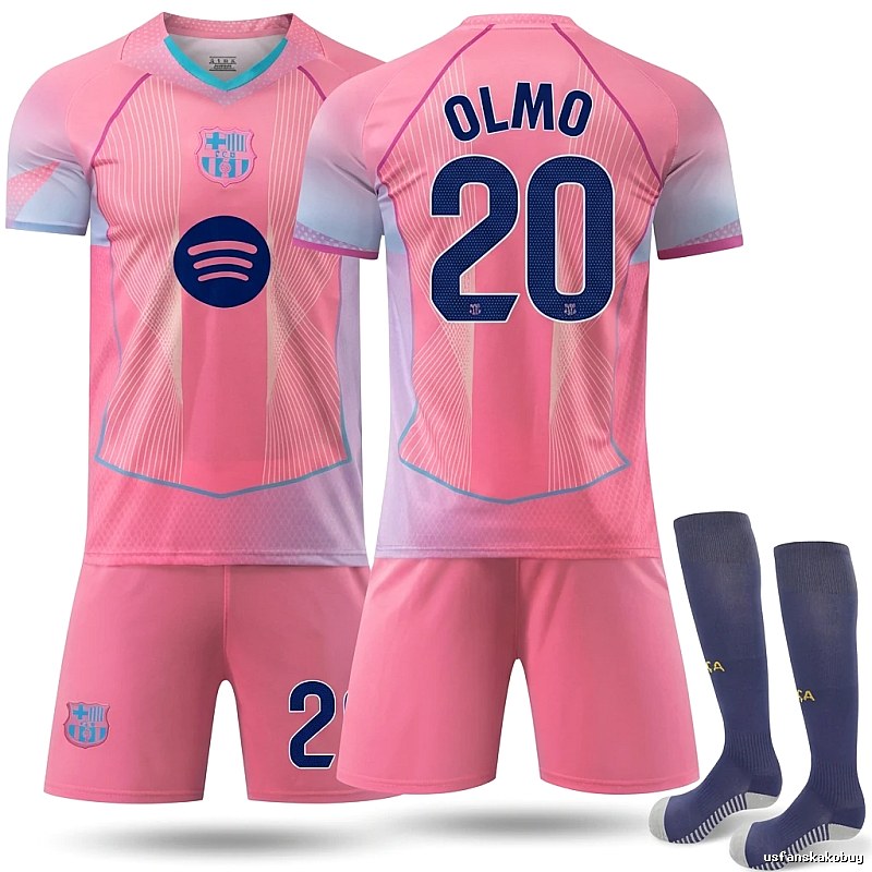 Barcelona pink sports jersey
