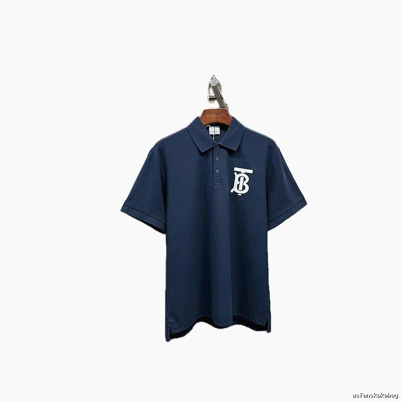 Burberry's classic navy blue Polo shirt