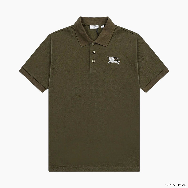 Burberry's retro-style polo shirt with the knight logo
