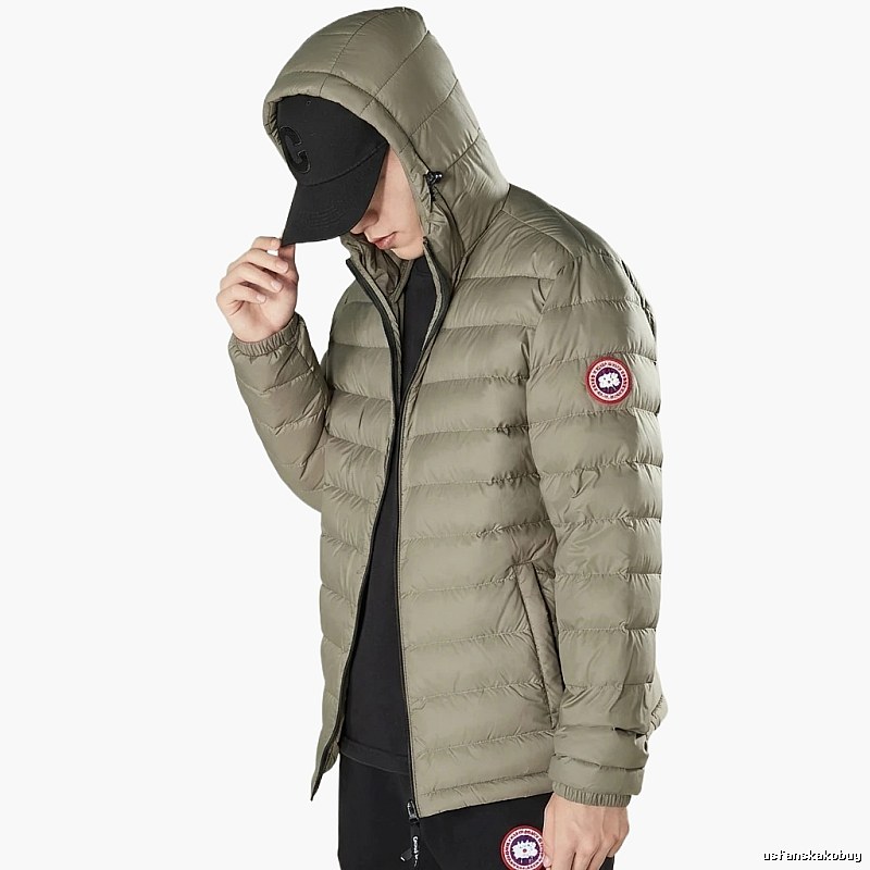 Canada Goose casual military green down jacket