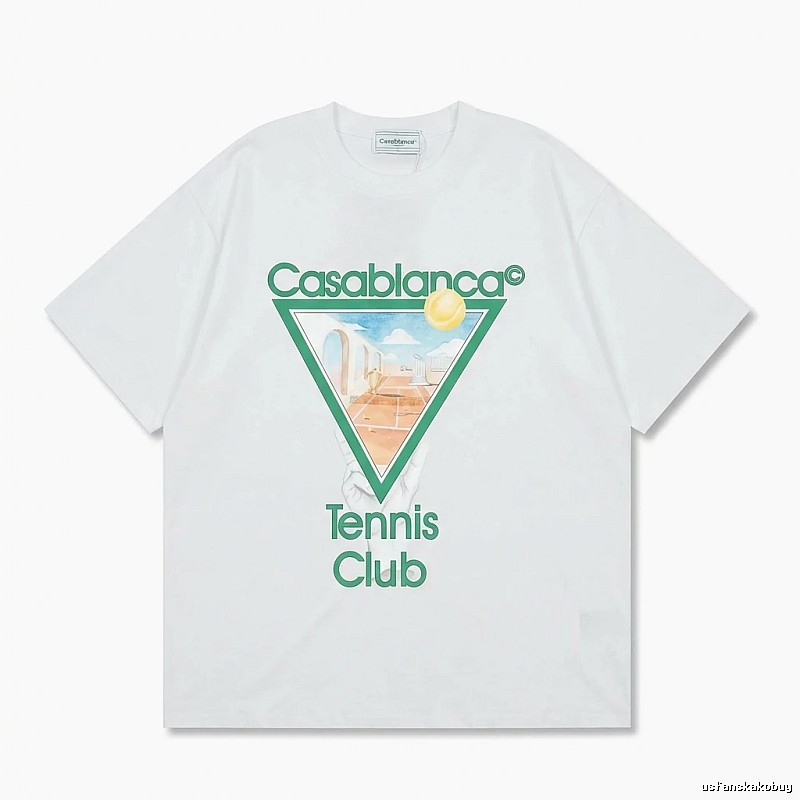 Casablanca Tennis Style White T-shirt