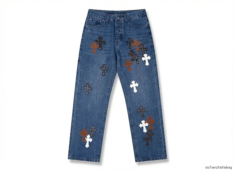 Chrome Hearts Cross Denim Pants