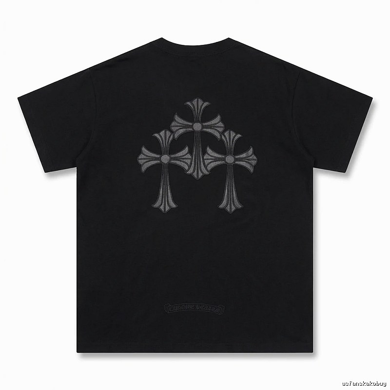 Chrome Hearts Cross Print Black T-shirt