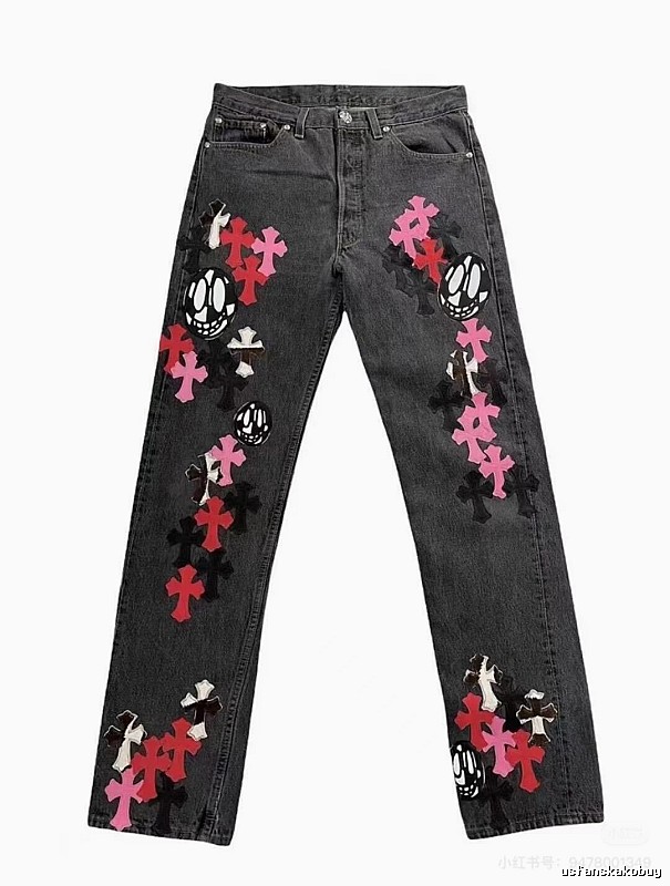 Chrome Hearts Daily Graphic jeans Light Denim Jeans for City Outfits