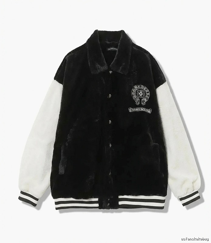 Chrome Hearts Retro Style Black and White Jacket