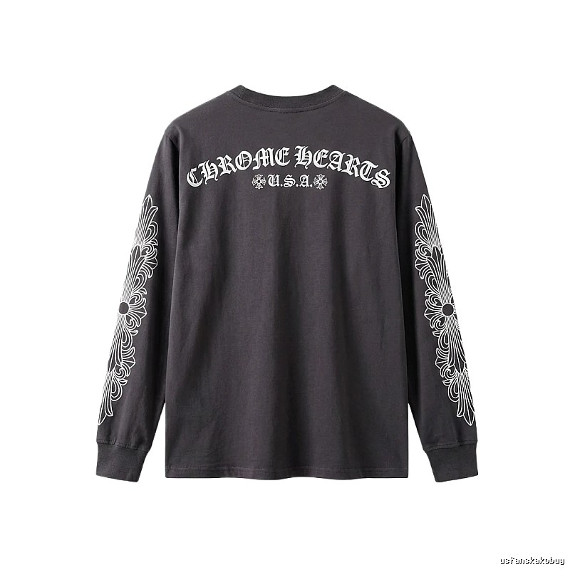 Chrome Hearts retro style black long-sleeve