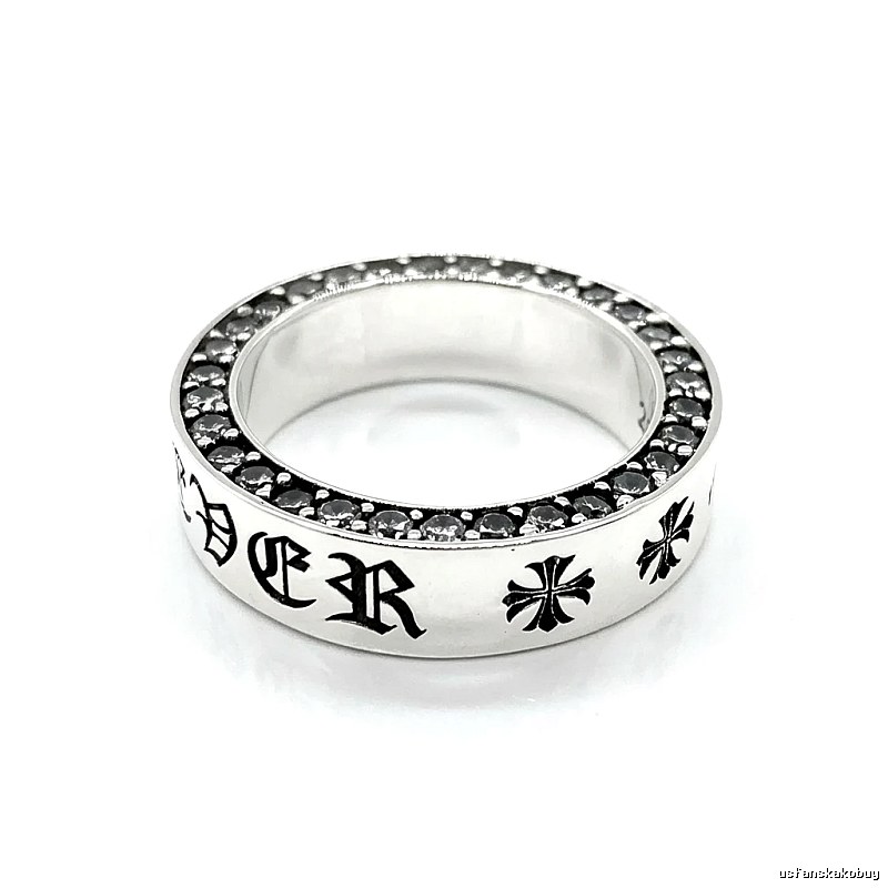 Chrome Hearts Silver Dark Style Ring