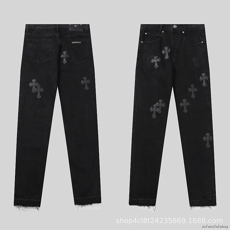 Chrome Hearts Weekend Graphic jeans Light Denim Jeans for Seasonal Looks
