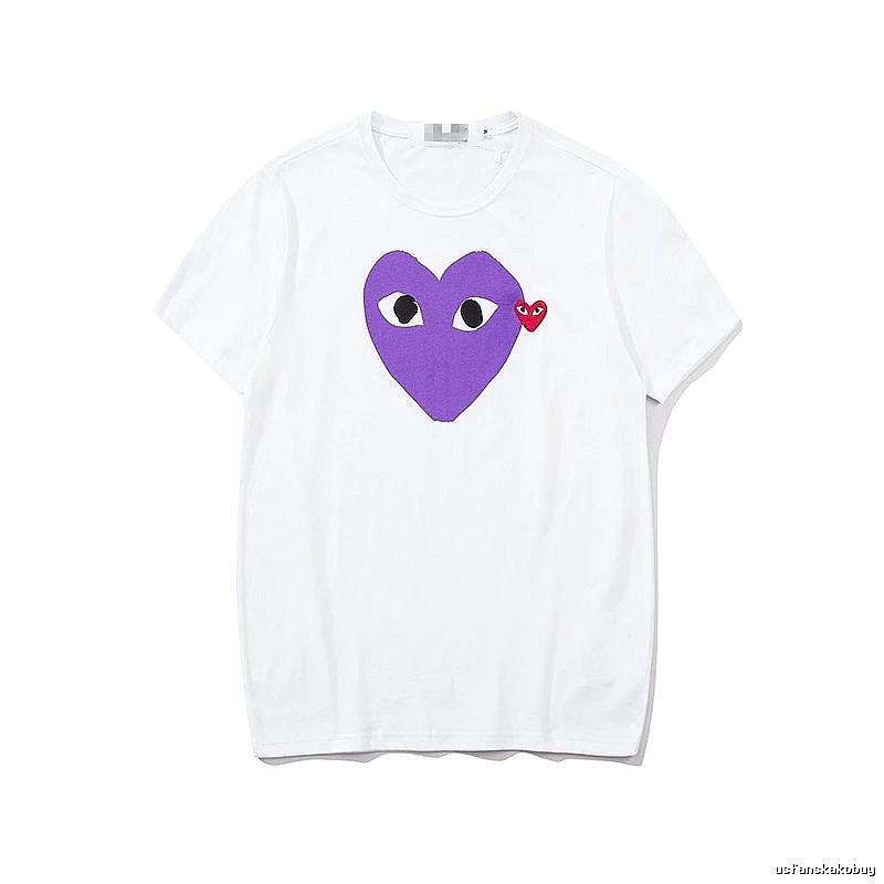Comme des Garcons PLAY 2023-03 Style 2303 Heart Logo T-Shirt Campus Look