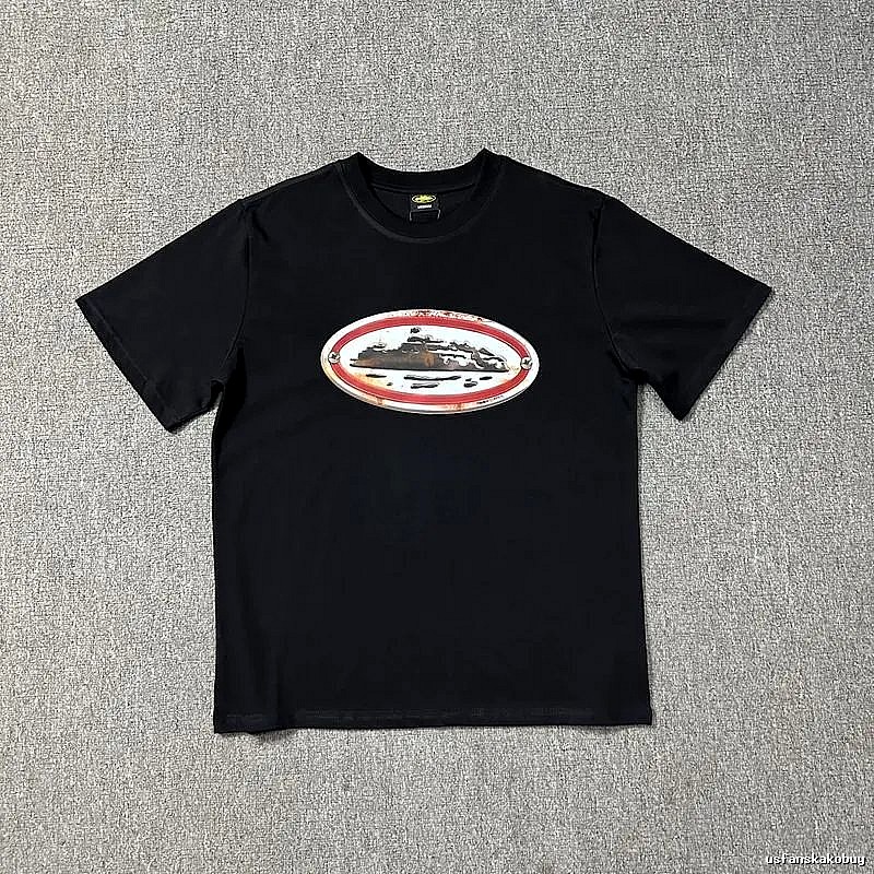 Corteiz Premium Style Logo T-shirt Black Corteiz for Resort Outfits