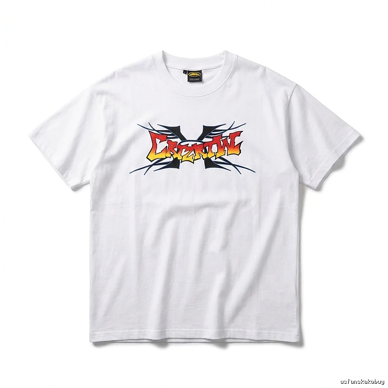 Corteiz X Series Trendy and Cool Style White T-shirt