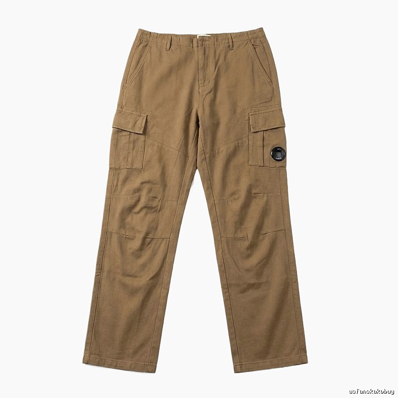 C.P. Workwear Style Khaki Long Trousers