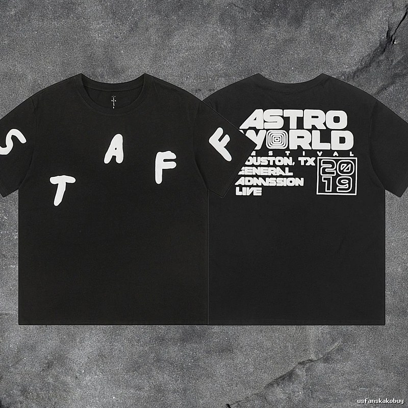 Denim Tears Black Graphic T-Shirt Summer Styling