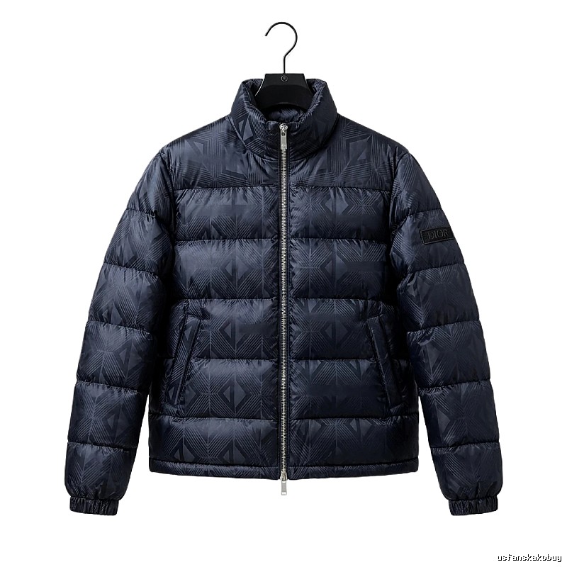 Dior quilted black down jacket